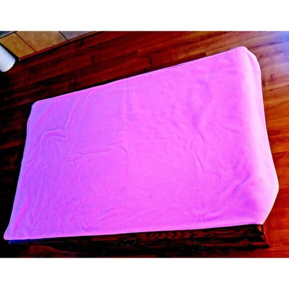 Disney Store Minnie Mouse Fleece Blanket Pink Hearts Cozy Nursery 50 x 64 retro - Picture 5 of 8